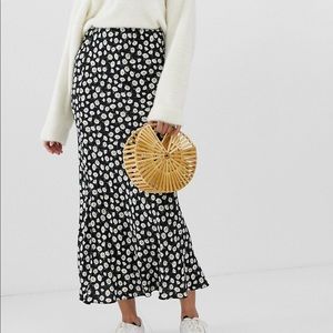 ASOS Midi Skirt | Floral Midi Skirt Size 6